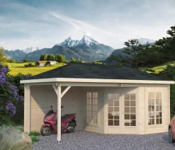Palmako Pavillon Melanie, ca. B599/H307/T322 cm Natur Best