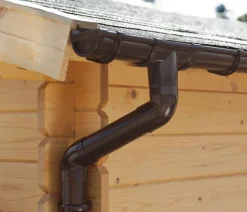 Palmako Dachzubehör - Regenrinne für Satteldach Braun