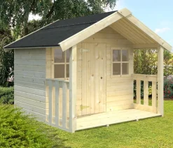 Palmako Gartenspielgeräte - Spielhaus Felix, ca. B216/H169/T184 cm Natur