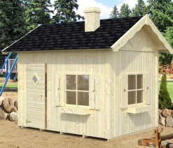 Palmako Spielhaus Grete, ca. B285/H220/T223 cm Natur Clearance