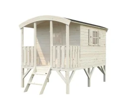 Palmako Gartenspielgeräte - Spielhaus Huck, ca. B198/H225/T273 cm Natur