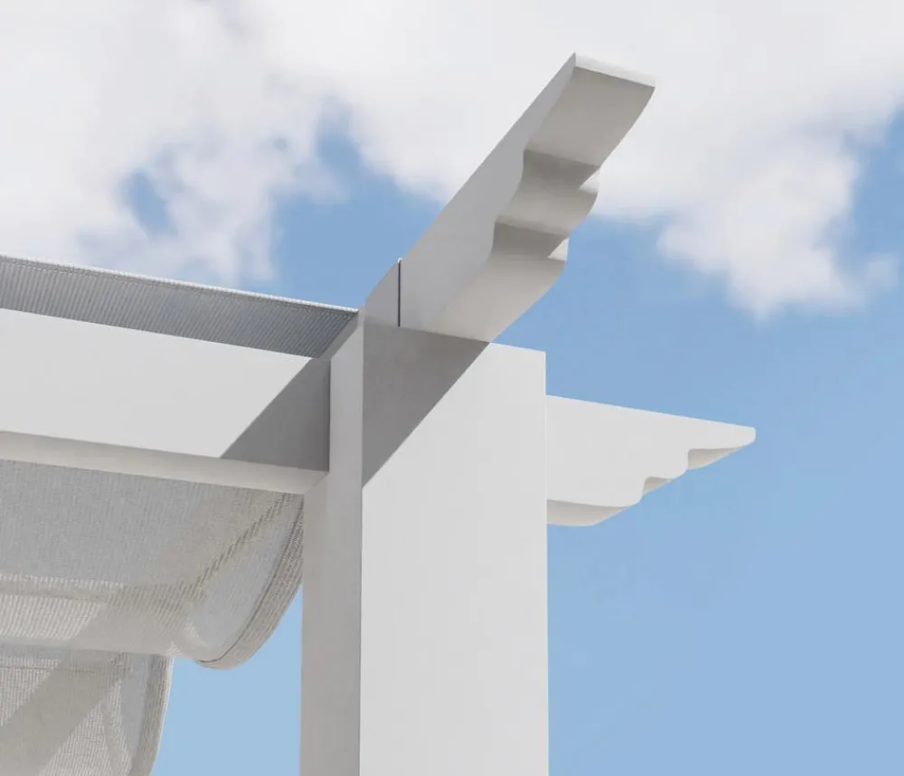 Paragon Outdoor Pergolen > -Pergola Florida 1116, inkl. Sonnensegel , ca. B350,4/H236/T505 cm