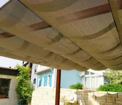 Paragon Outdoor Pergolen - -Pergola Florida 1111, inkl. Sonnensegel , ca. B350,4/H235/T350 cm Dunkelbraun