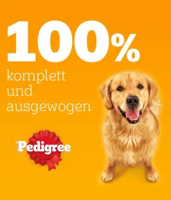 Pedigree® Nassfutter für Hunde Adult mit 3 Sorten Geflügel in Pastete, 12x800 g Discount