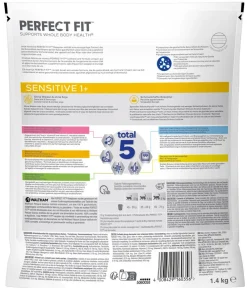 Perfect Fit® Trockenfutter für Katzen Sensitive, Adult 1+, Truthahn, 1,4 kg Hot