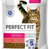 Perfect Fit® Trockenfutter Katze - Trockenfutter für Katzen Active, Adult 1+, Rind, 1,4 kg