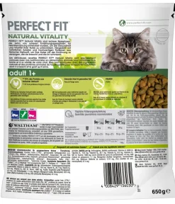 Perfect Fit® Trockenfutter Katze - Trockenfutter für Katzen, Adult 1+, Huhn & Truthahn, 650 g