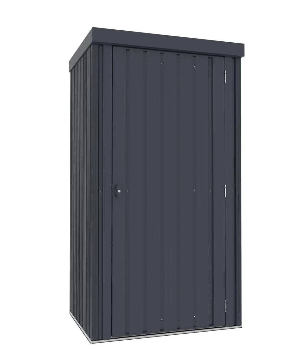 Pergart Gartenhäuser & Gerätehäuser - Metallgerätehaus, ca. B98/H180/T81 cm Anthrazit