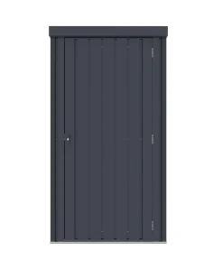 Pergart Gartenhäuser & Gerätehäuser - Metallgerätehaus, ca. B98/H180/T81 cm Anthrazit