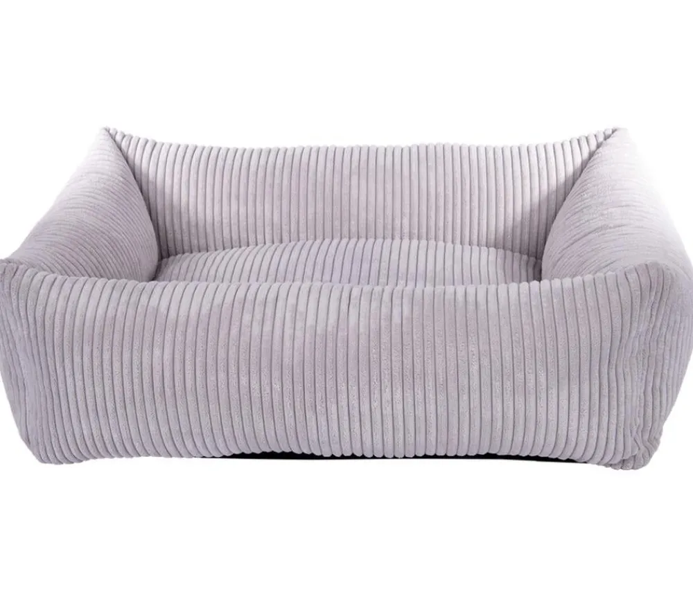 petlando® Hundebett Gent, rechteckig Hellgrau