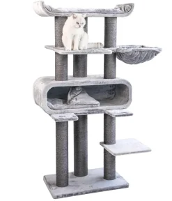 Petrebels Kratzbaum Route 180, , ca. B76/H180/T50 cm Grau Hot