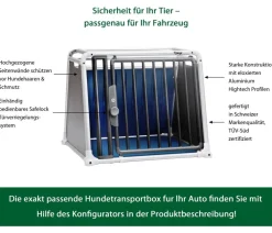 4pets® Hundetransportboxen > Hundetransportbox ECO BLACK 4