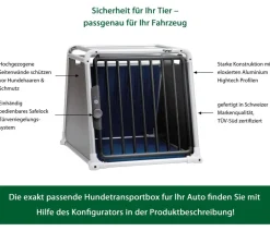 4pets® Hundetransportboxen - Hundetransportbox ECO BLACK 3