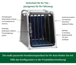 4pets® Hundetransportboxen - Hundetransportbox ECO BLACK 2