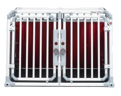 4pets® Hundetransportboxen - Hundetransportbox PRO Line 22 Silber