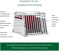 4pets® Hundetransportboxen - Hundetransportbox PRO Line 4 Silber