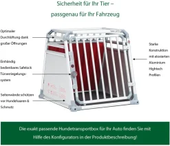 4pets® Hundetransportboxen - Hundetransportbox PRO Line 3 Silber