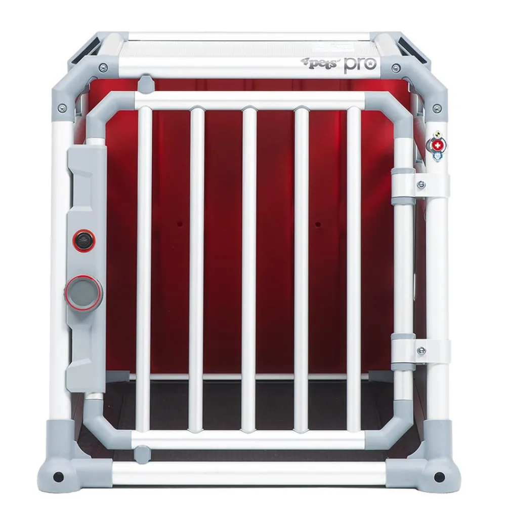 4pets® Hundetransportboxen - Hundetransportbox PRO Line 1 Silber