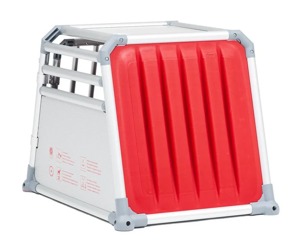 4pets® Hundetransportboxen - Hundetransportbox PRO Line 1 Silber
