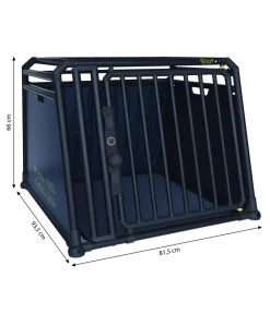 4pets® Hundetransportbox PRO NOIR Line 4 Schwarz New