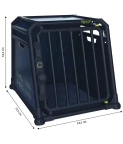 4pets® Hundetransportbox PRO NOIR Line 1 Schwarz Clearance