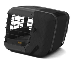 4pets® Mehr Katzenzubehör|Hundetransportboxen - Transportbox CAREE, ca. B47,2/H46,5/T57 cm Schwarz