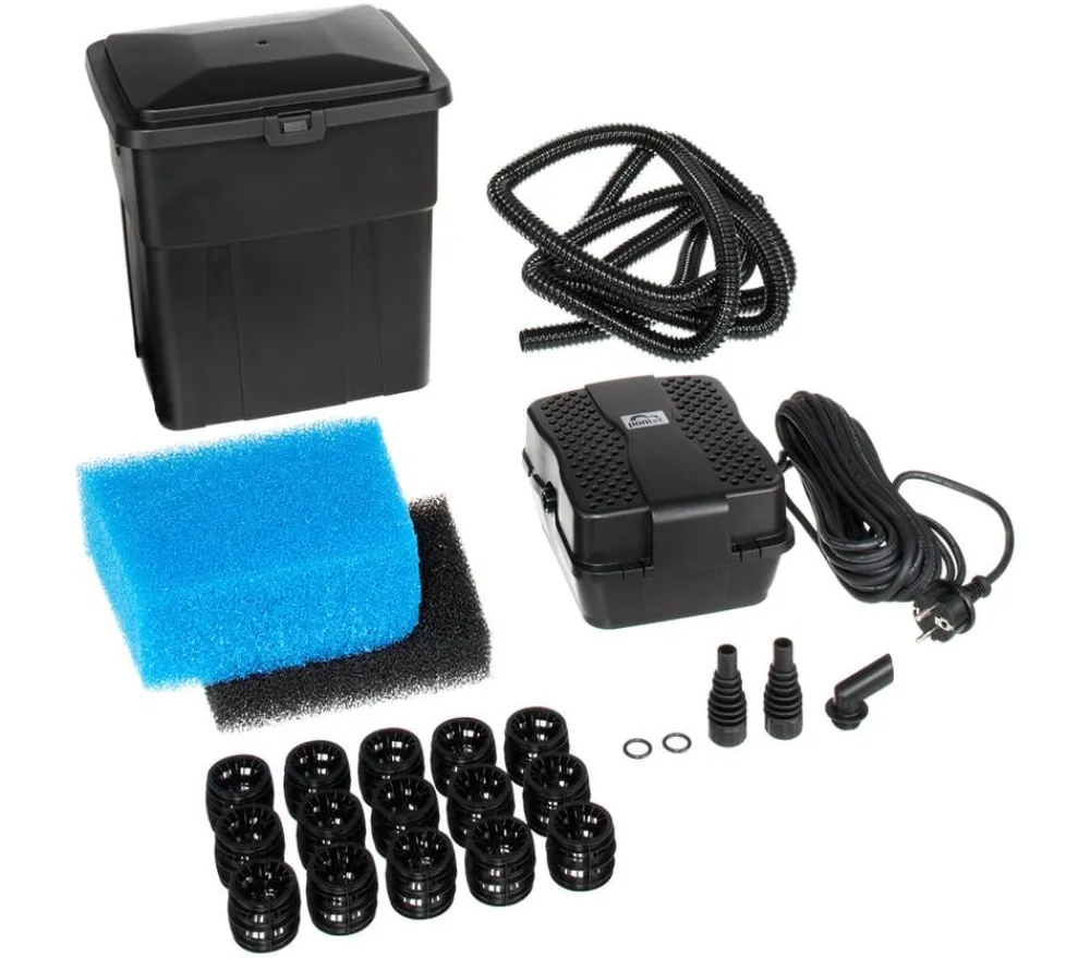 pontec Gartenteich·Teichpumpen & Teichtechnik|Teichpumpen & Teichtechnik - Durchlauf-Filter PondoClear Set 4000 Schwarz