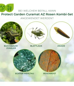 PROTECT GARDEN Curamat AZ Rosen Kombi-Set, flüssig, 2 x 4 ml + 15 ml Hot