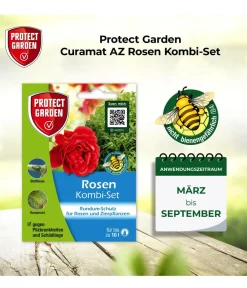 PROTECT GARDEN Curamat AZ Rosen Kombi-Set, flüssig, 2 x 4 ml + 15 ml Hot