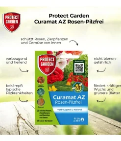 PROTECT GARDEN Pilzmittel - Curamat AZ Rosen-Pilzfrei, flüssig, 2 x 4 ml