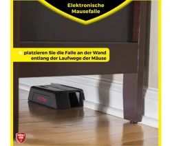PROTECT HOME Insektenschutz & Fallen - Elektronische Mausefalle Schwarz
