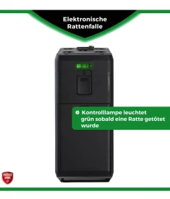 PROTECT HOME Insektenschutz & Fallen - Elektronische Rattenfalle, 1 Stk. Schwarz