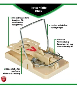 PROTECT HOME Rattenfalle Click, 2 Stk. Dunkelgrau Online