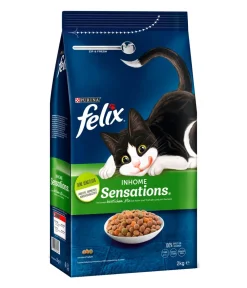 PURINA felix® Trockenfutter für Katzen Inhome Sensations, 2 kg Online