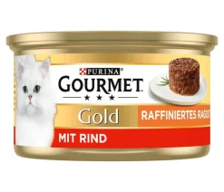 PURINA GOURMET™ Gold Nassfutter für Katzen Raffiniertes Ragout Adult, 12 x 85 g Best