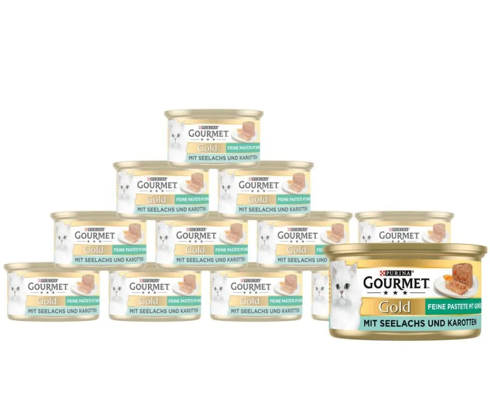 PURINA GOURMET™ Gold Nassfutter für Katzen Feine Pastete Adult, 12 x 85 g Best