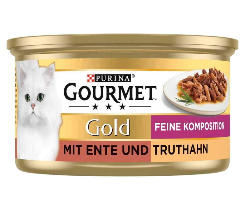 PURINA GOURMET™ Gold Nassfutter für Katzen Feine Komposition Adult, 12 x 85 g Sale