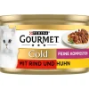 PURINA GOURMET™ Nassfutter Katze - Gold Nassfutter für Katzen Feine Komposition Adult, 12 x 85 g