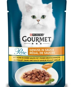 PURINA GOURMET™ Nassfutter für Katzen Perle Genuss in Sauce, 26 x 85 g New