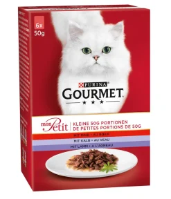 PURINA GOURMET™ Nassfutter Katze > Nassfutter für Katzen Mon Petit, 6 x 50 g