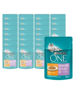 PURINA® ONE PURINA ONE® Nassfutter für Katzen Sensitive, 26 x 85 g Outlet