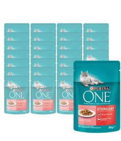 PURINA® ONE Nassfutter Katze - PURINA ONE® Nassfutter für Katzen Sterilcat, 26 x 85 g