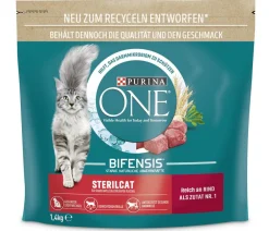 PURINA® ONE PURINA ONE® Trockenfutter für Katzen Sterilcat, Adult, Rind Outlet