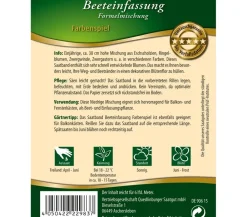 Quedlinburger Blumensamen > Saatband Beeteinfassung 'Farbenspiel'