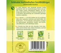 Quedlinburger Gemüsesamen - Samen Feldsalat 'Holländischer Breitblättriger'