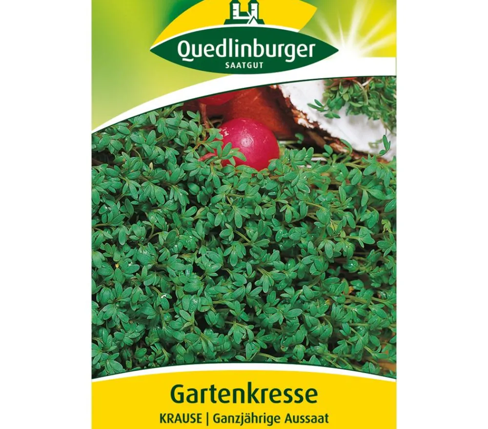 Quedlinburger Kräutersamen - Samen Gartenkresse 'Krause'