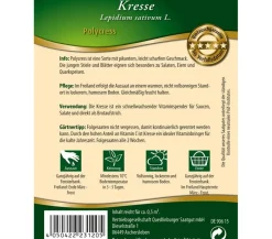 Quedlinburger Kräutersamen > Samen Kresse 'Polycress'