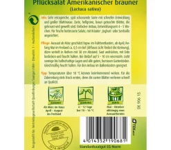 Quedlinburger Samen Pflücksalat 'Amerikanischer Brauner' Discount