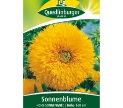 Quedlinburger Blumensamen - Samen Sonnenblume 'Hohe Sonnengold' Gelb