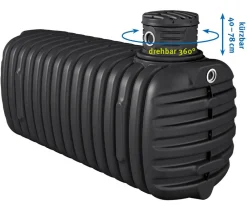 4rain Erdtank Promo, 4100 l Schwarz New